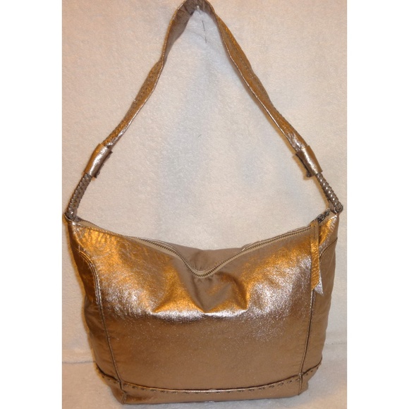 The Sak taupe metallic pig leather hobo - Picture 4 of 6